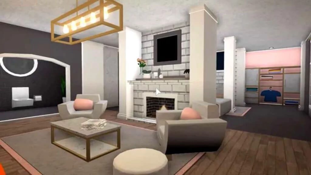 Cute Bloxburg House Ideas in Blush Pink