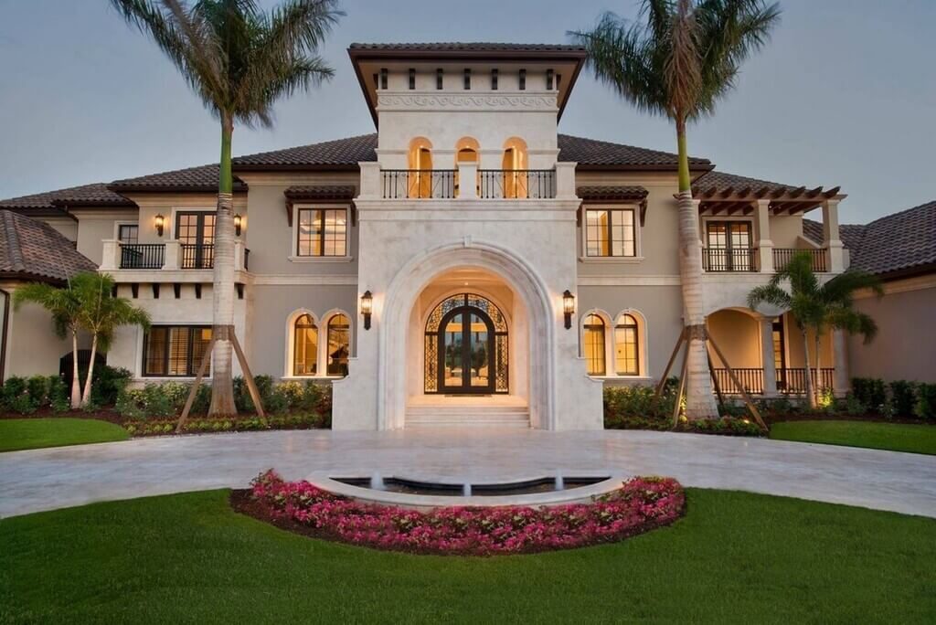 Italian Renaissance Mediterranean Revival Architecture