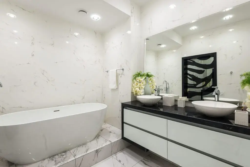 Overstuffed bathrooms