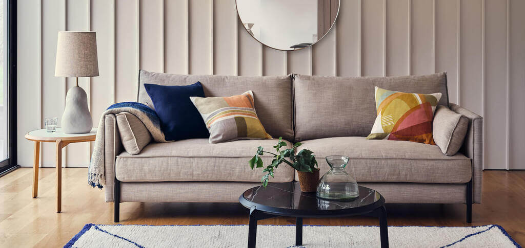 Add Decorative Cushions to old sofa