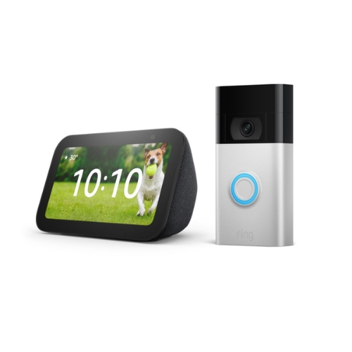 Ring Video Doorbell Bundle with Echo Show 5