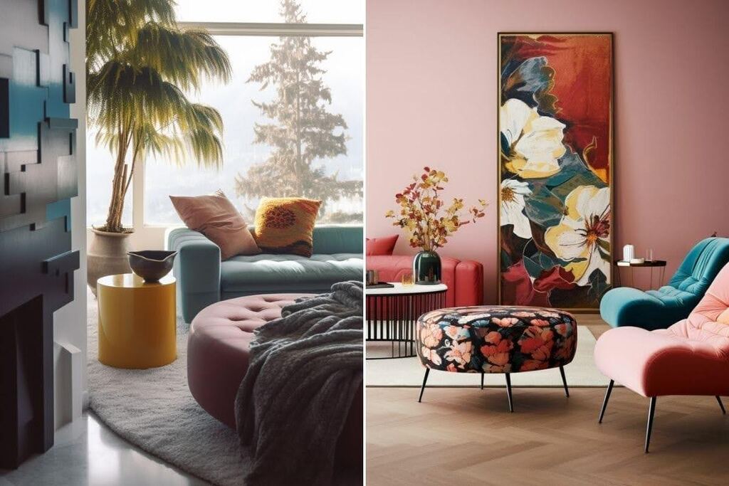 Cool Accent Chairs and Ottomans living room
