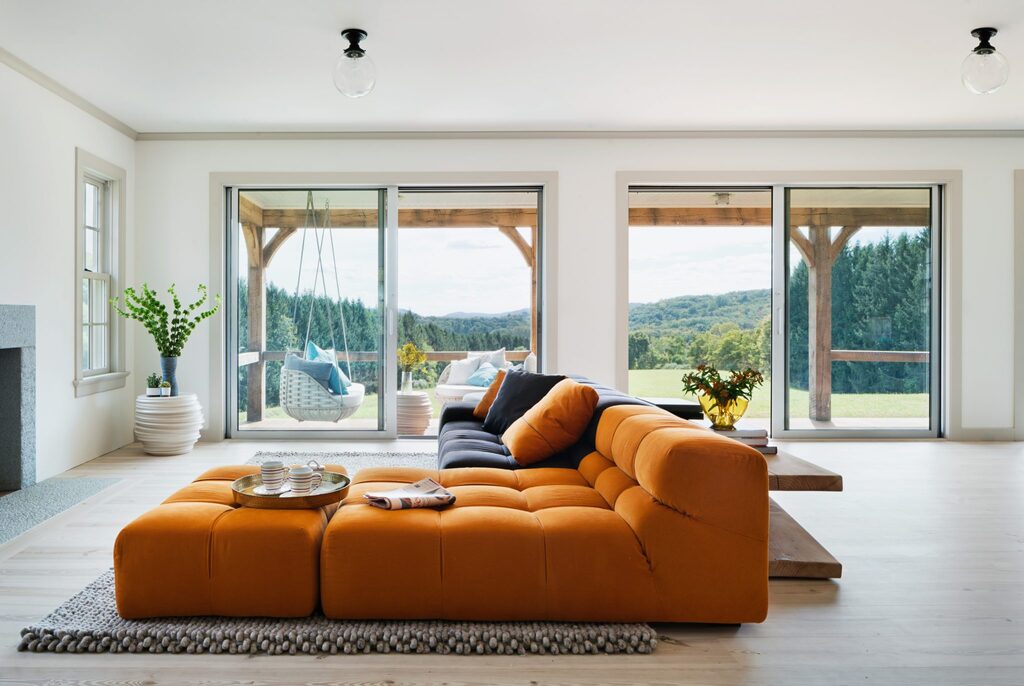 Over Sized Furniture in living room