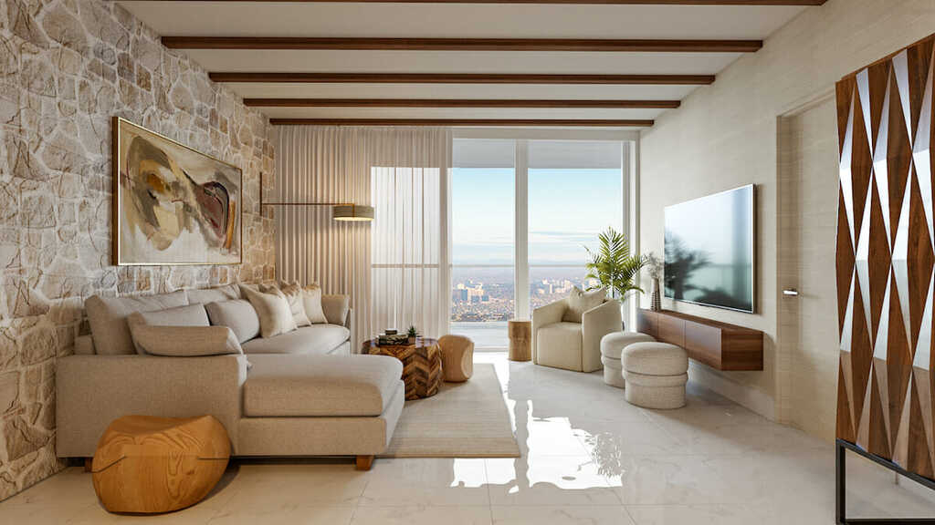 Sustainable Interiors living room