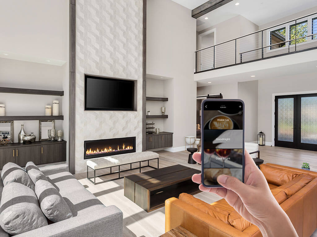 Tech Integrated Smart Spaces living room