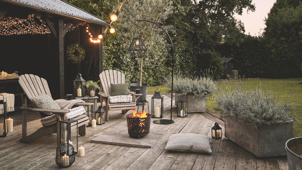 Firepit in garden
