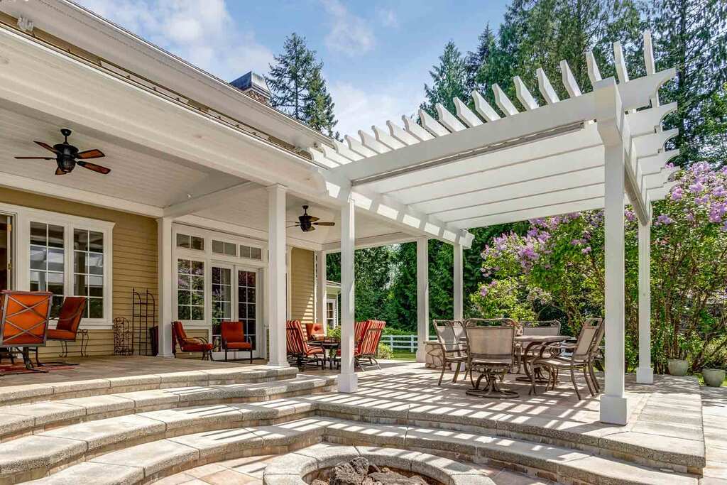Installing a pergola