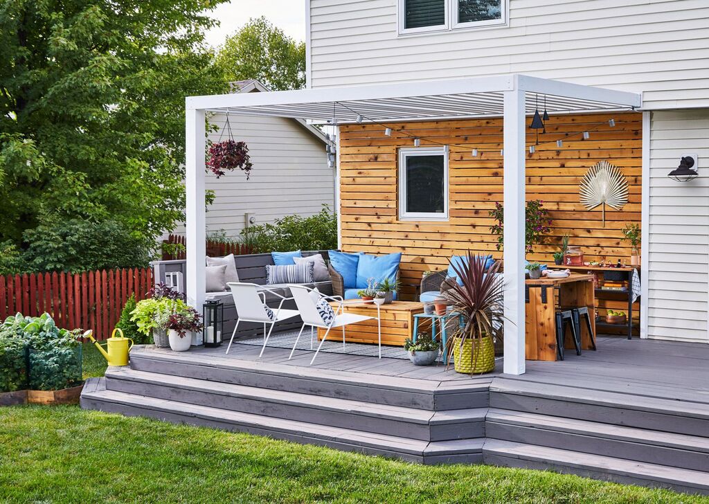 patio seating area