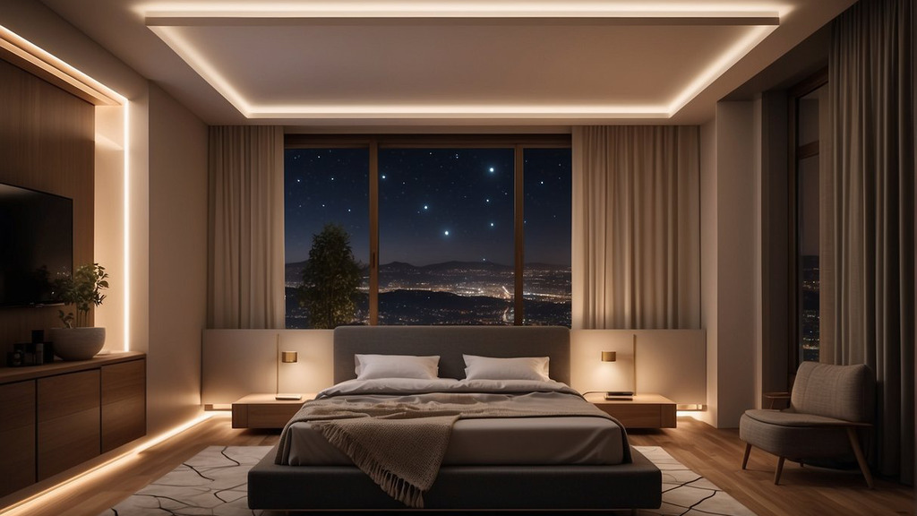 LED Lights in Bedroom