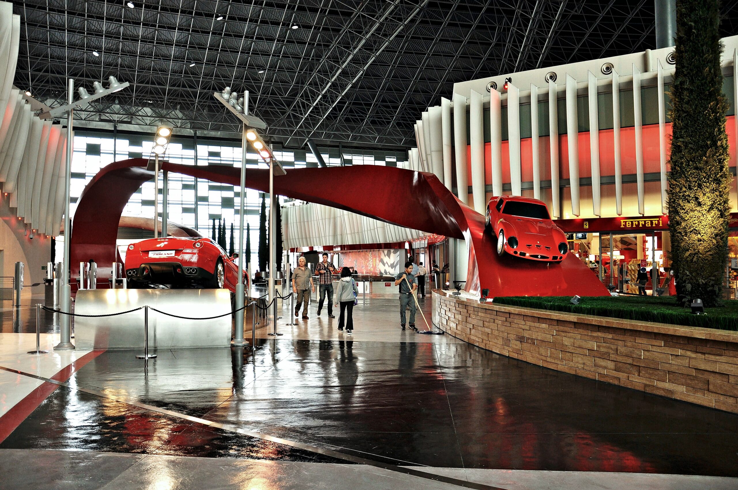 Ferrari world inside