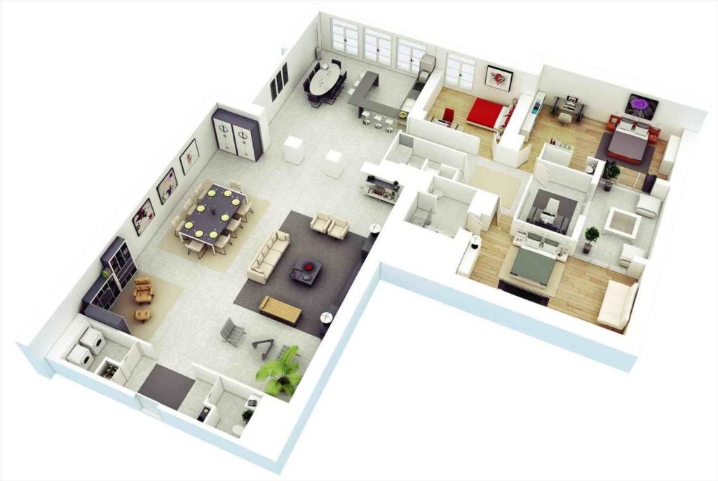 one floor houses