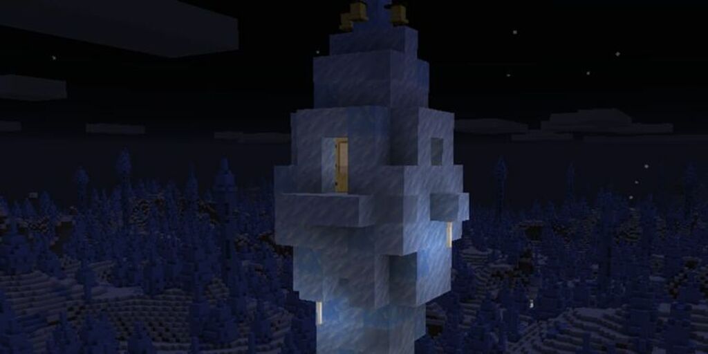 Ice Spike Mini Minecraft House