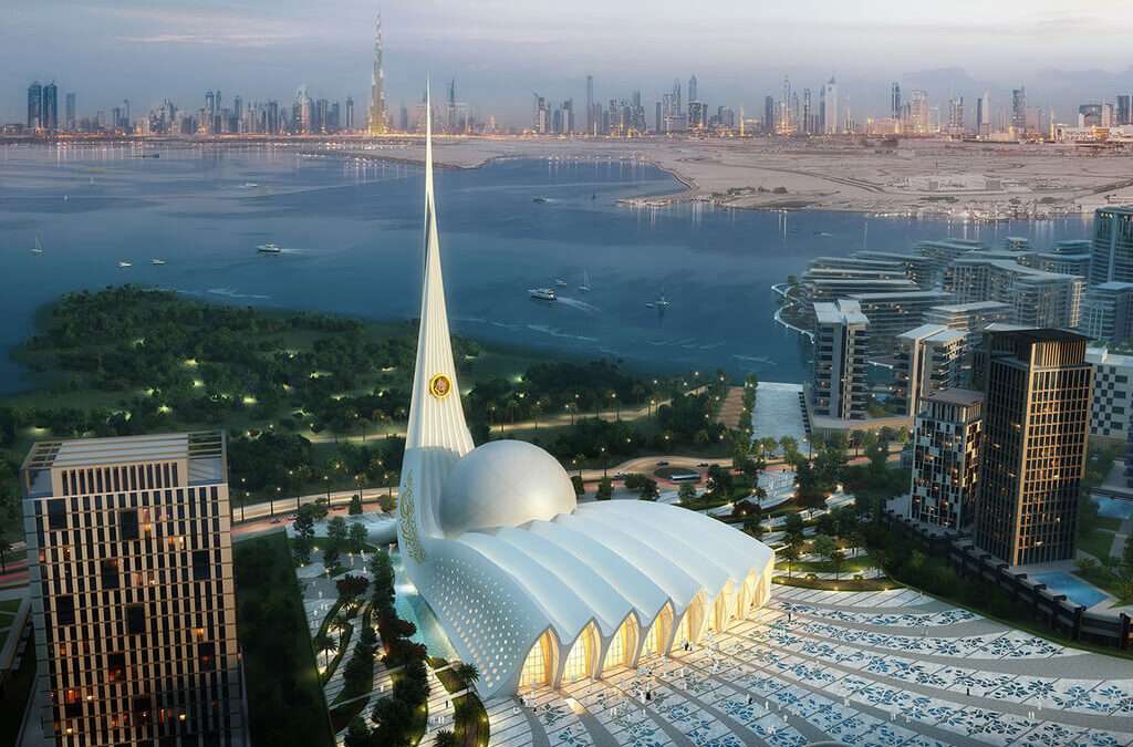 Crescent – The Iconic Mosque in Dubai by Design Plus Architects & Rat[LAB] Studio!