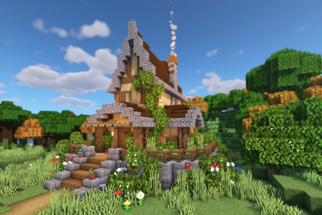 Medieval House by BlueNerd Minecraft