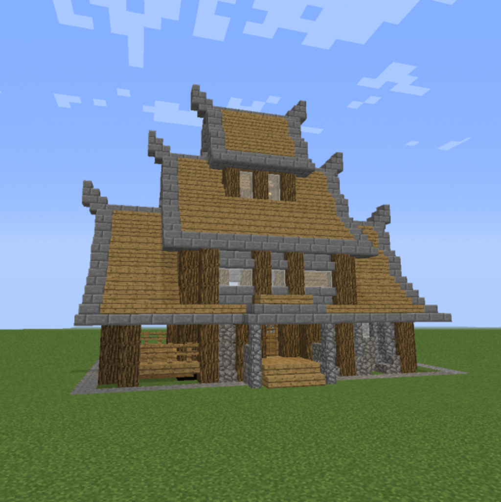 minecraft medieval house