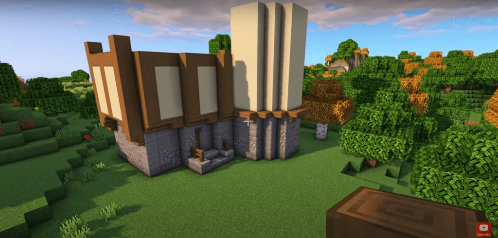 minecraft medieval house