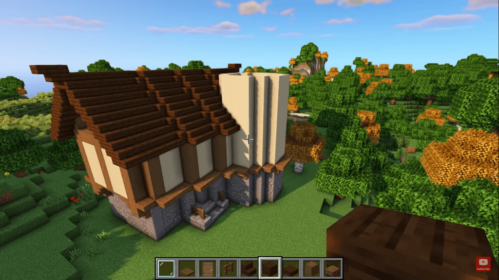 minecraft medieval house