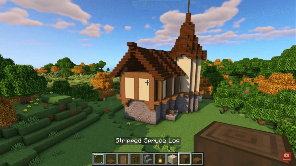 Minecraft Simple Rustic House