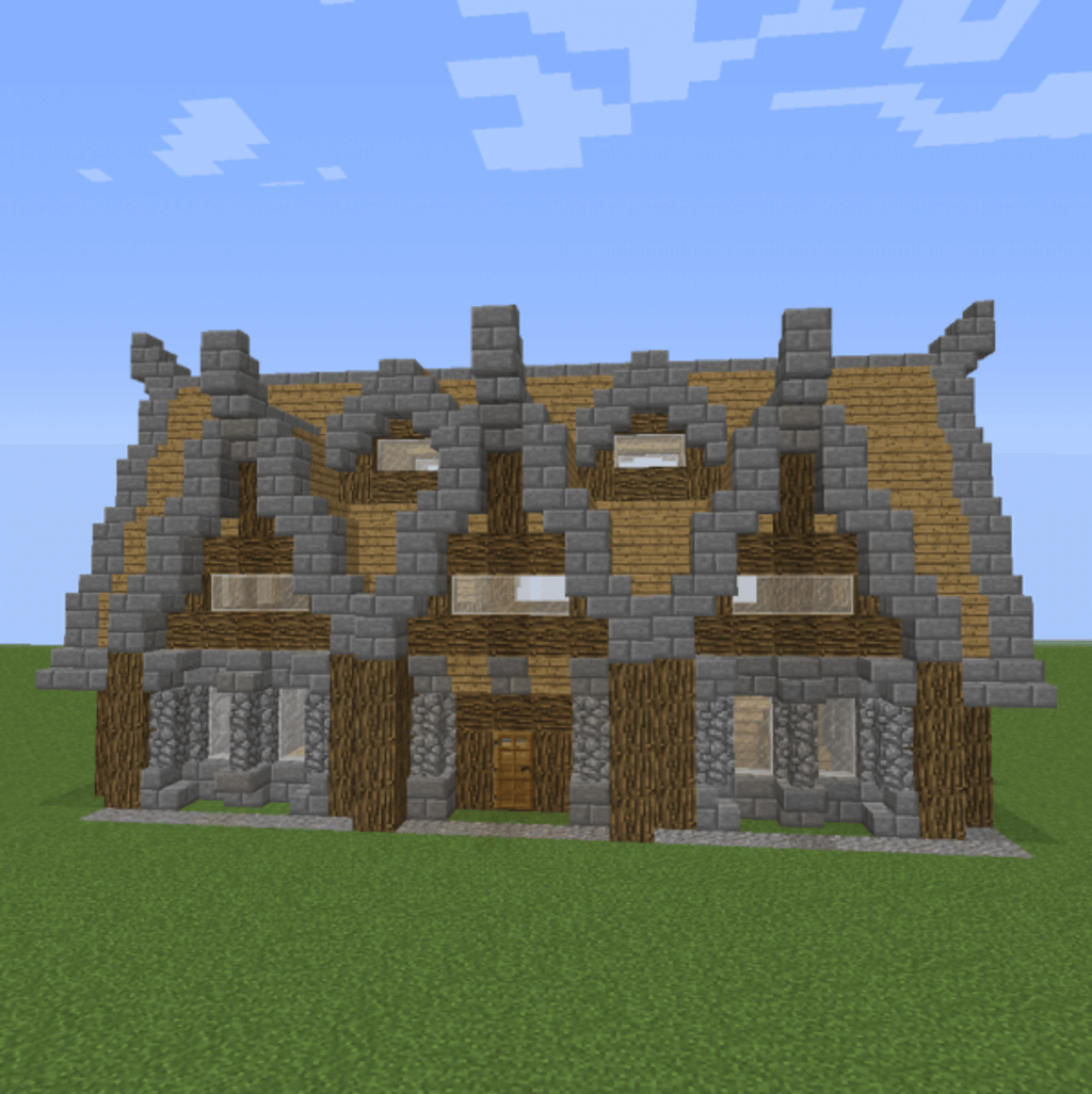 minecraft medieval house