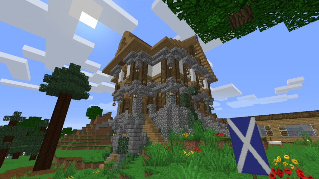 minecraft medieval house