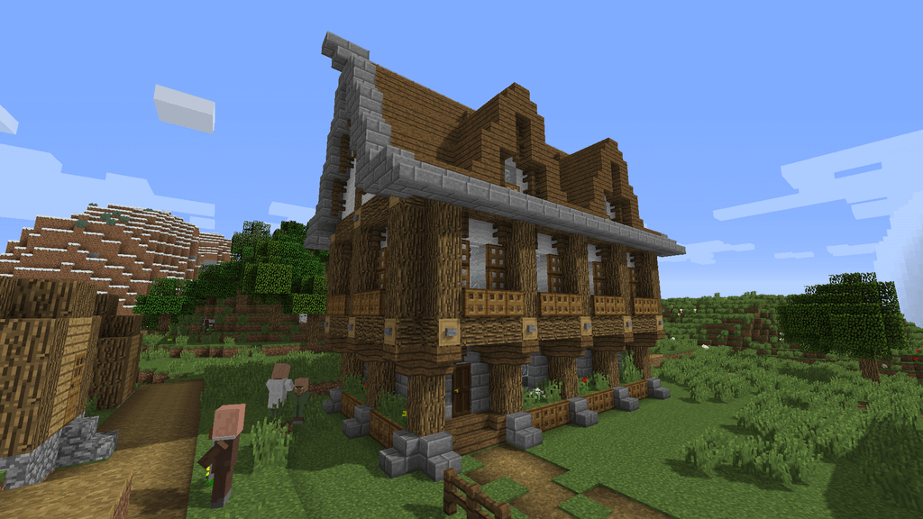 small medieval minecraft house