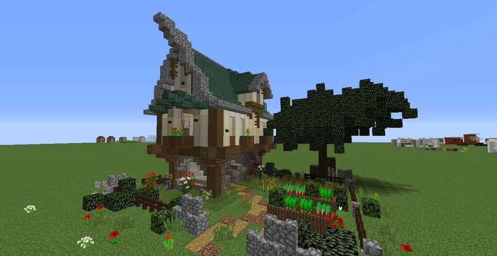 minecraft medieval house