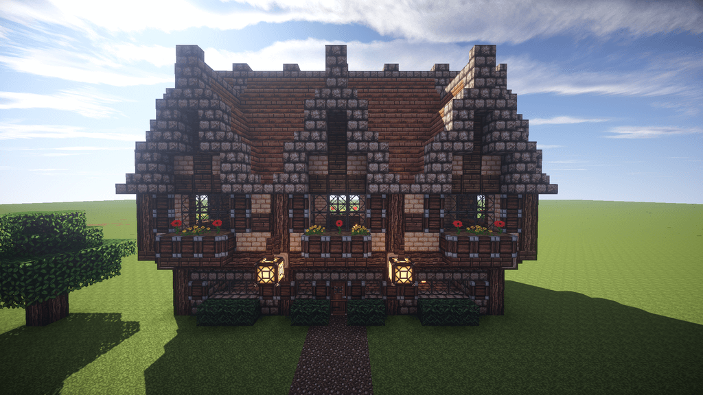 minecraft medieval house