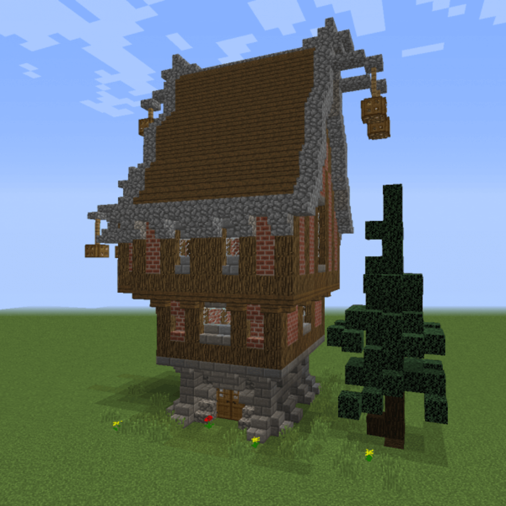 minecraft medieval house