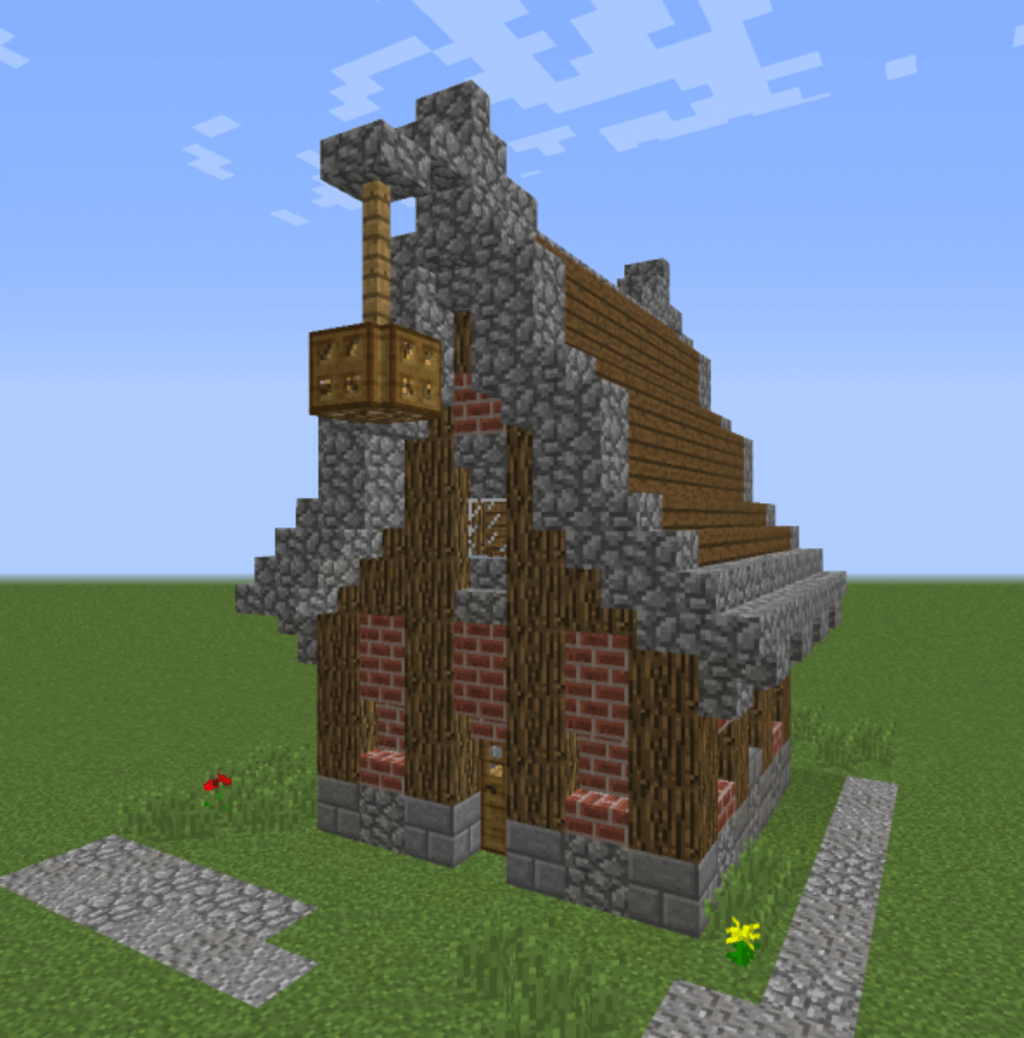 minecraft medieval house