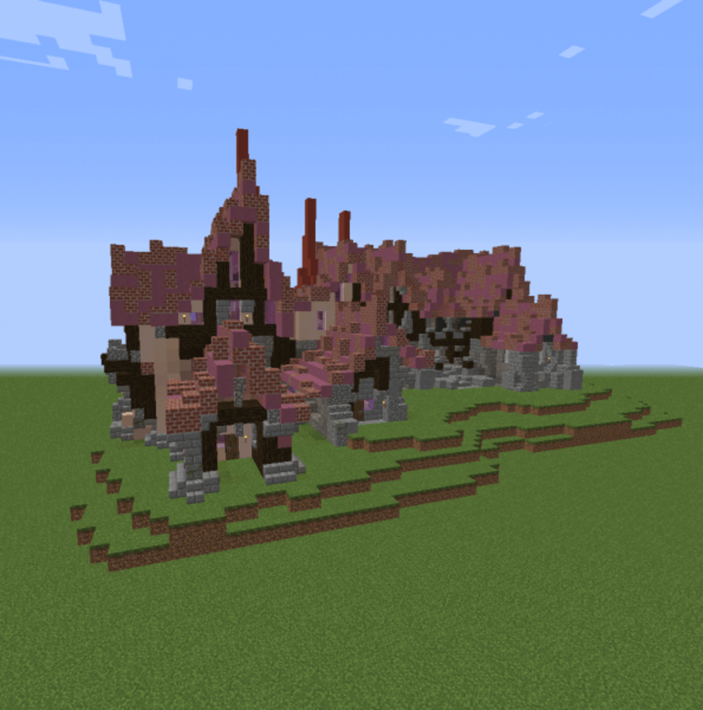 minecraft medieval house