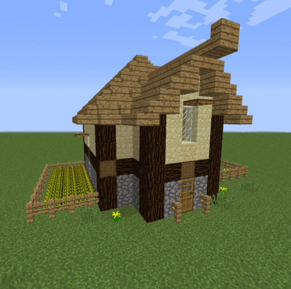 minecraft medieval house