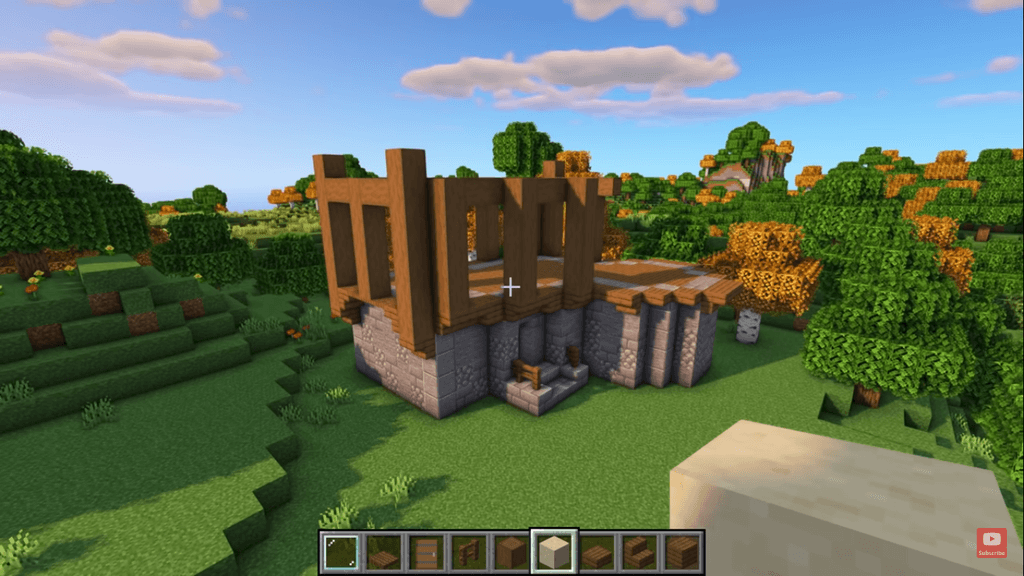 minecraft medieval house