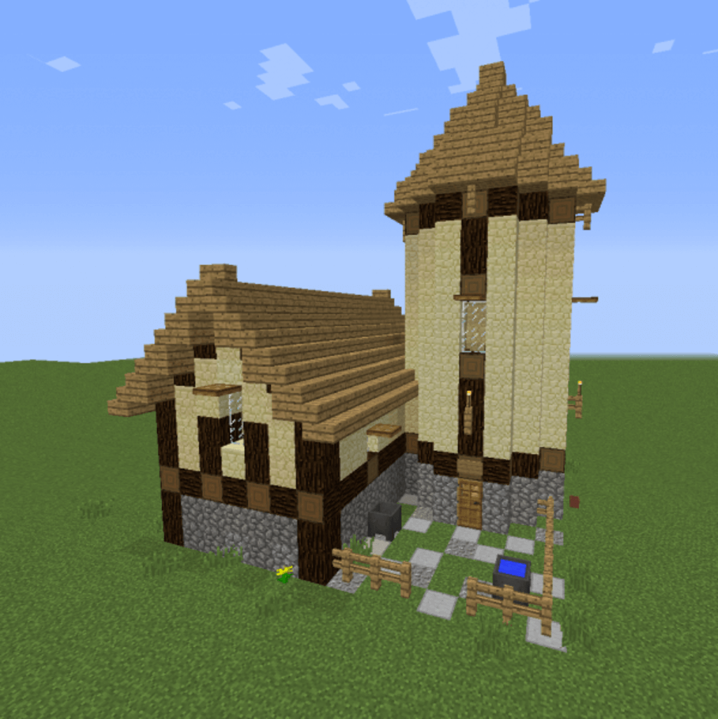 minecraft medieval house