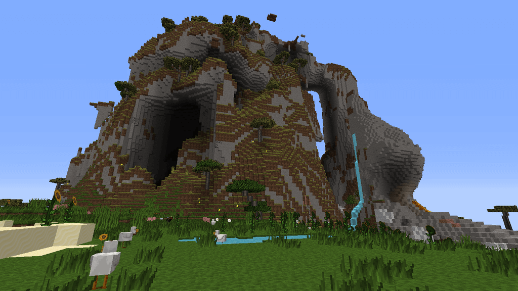 Minecraft Mountain House.