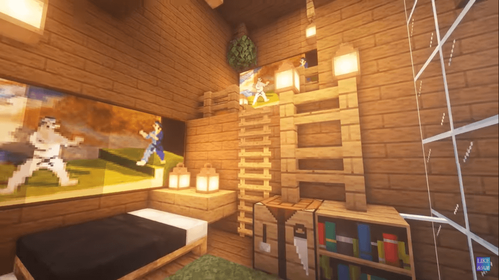 Minecraft Mountain House Interior