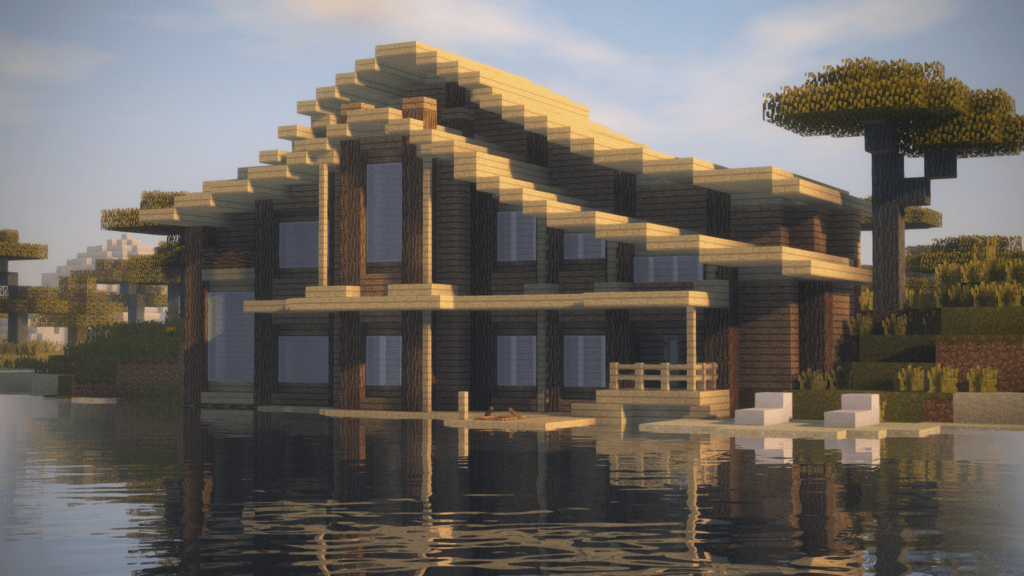  Minecraft  Beach  House  Tutorial Build an Exotic Beach  House 