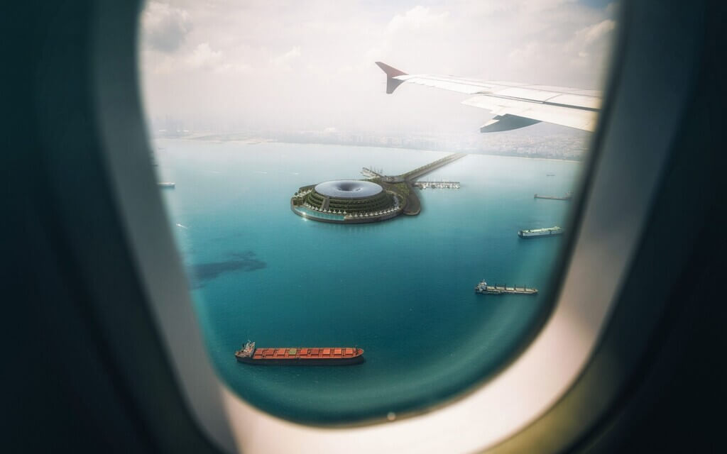 eco floating hotel qatar hayri atak