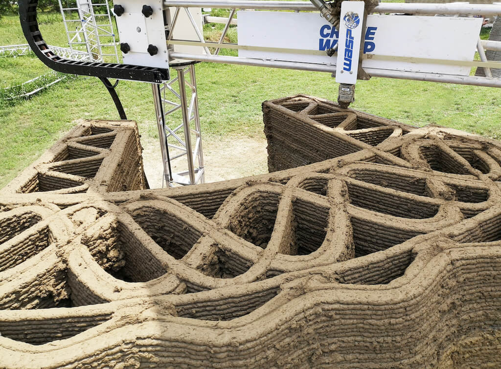 Clay 3D Printed House