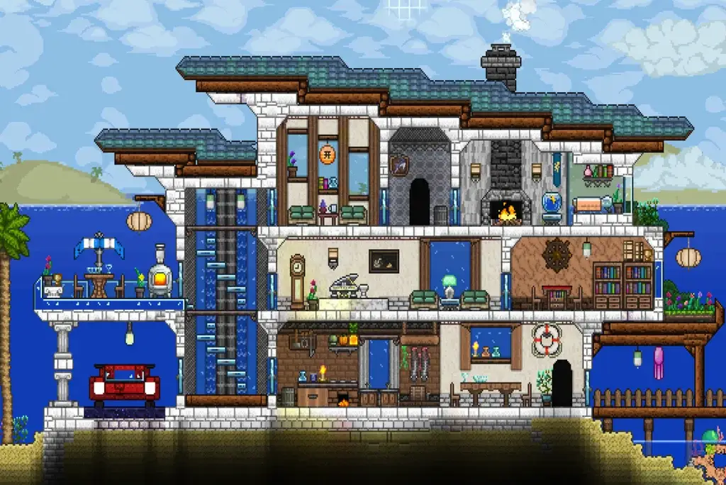 Terraria Modern house
