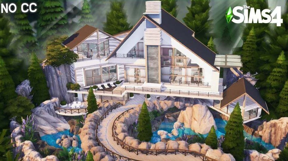 sims 4 house ideas waterfront