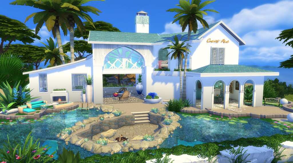 sims 4 house ideas waterfront