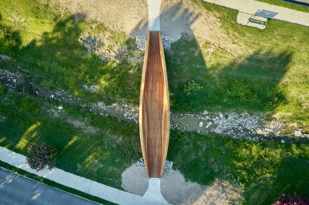 top view of Drift Bridge