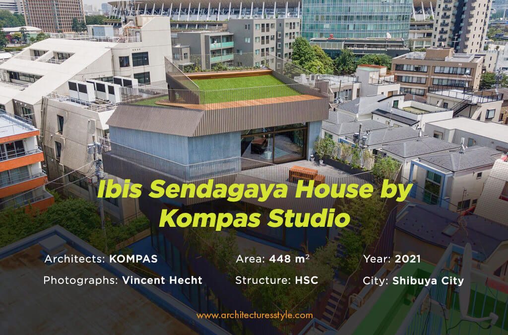 Utilising Building Codes to their Aesthetic Potential: Ibis Sendagaya House by KOMPAS