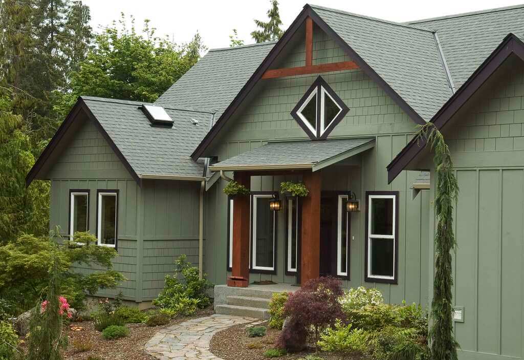 17 Sage Green House Exterior Ideas With Unique Photos - Sage Green Paint Colors Exterior