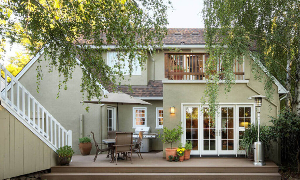 Sage Green Stucco Exterior