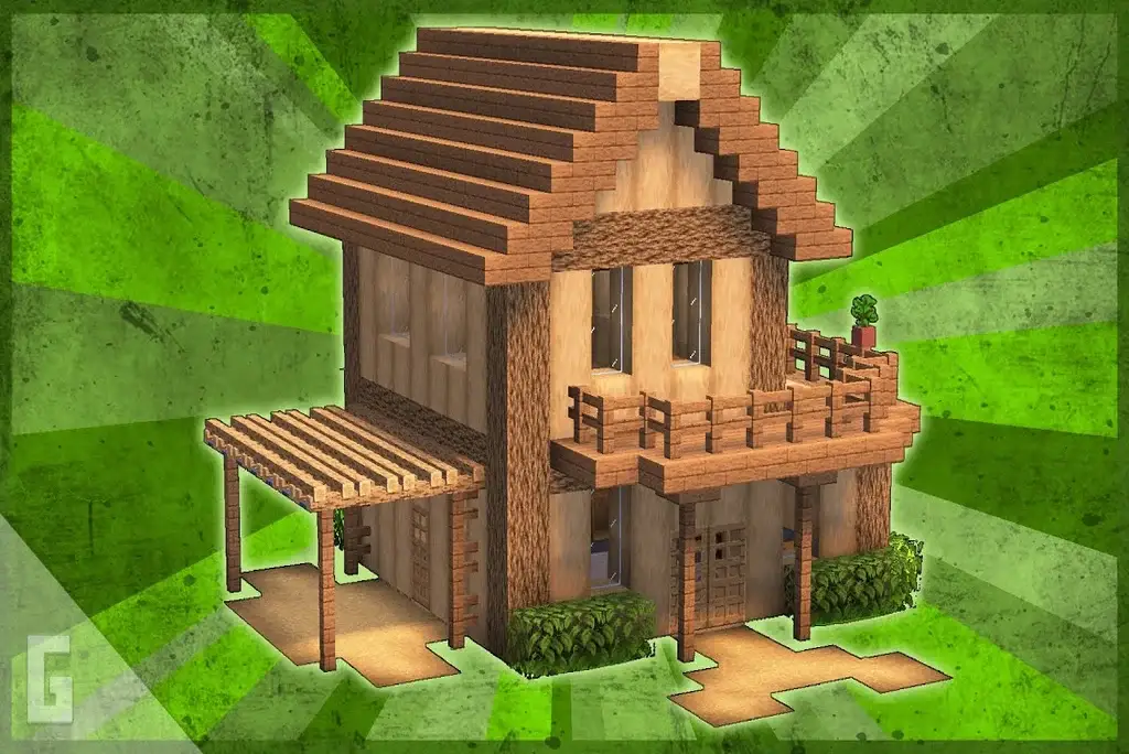 house in the woods minecraft