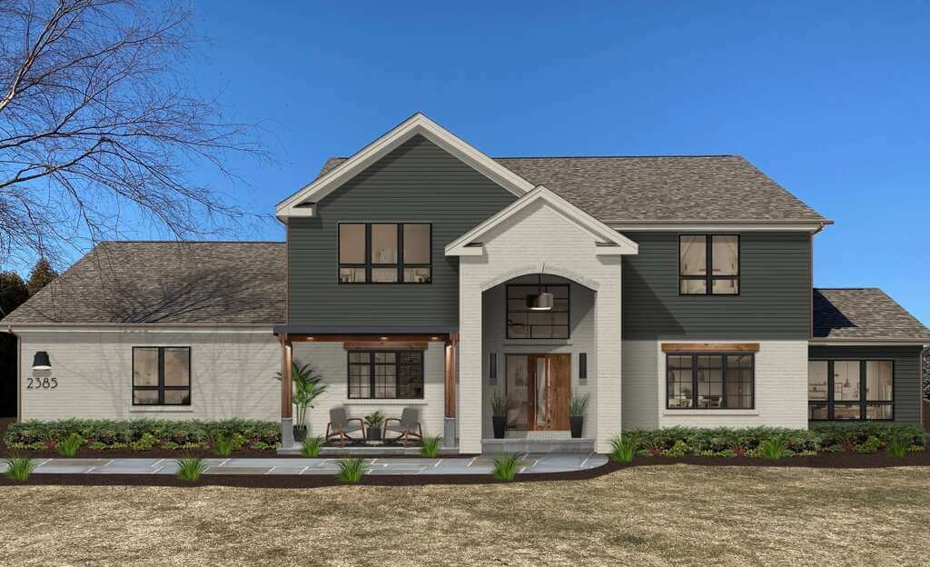 modern grey house exterior color schemes