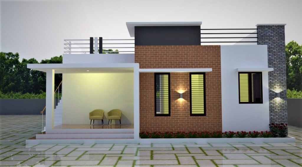 modern single floor house design