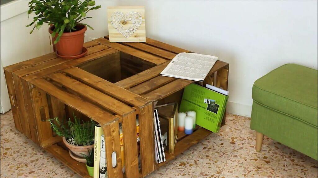 DIY Wood Crate Furniture Ideas