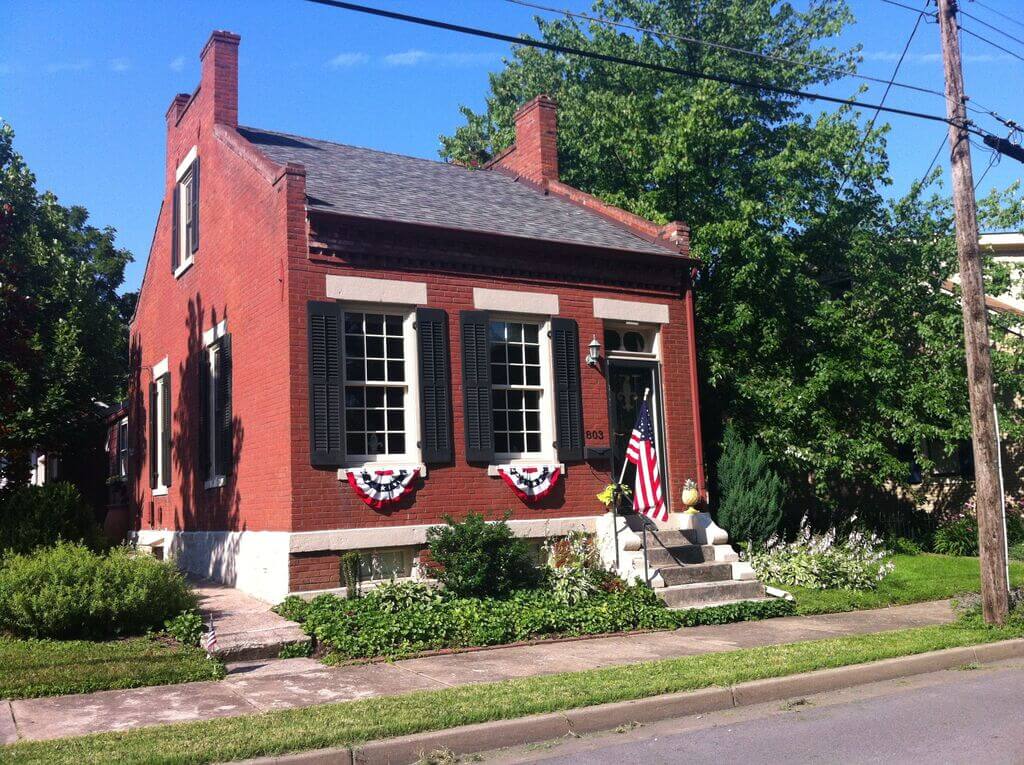 federal colonial-style house